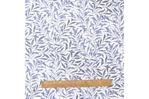LAURA'S BEAU WILLIAM MORRIS Licensed William Morris Willow Bough Blue Pack of 4 100% Cotton Floral Napkins