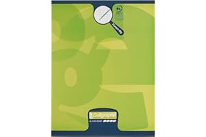 Calligraphe 108703AMZC Lot de 6 Cahiers d'Écriture Agrafés Verts (une Marque de Clairefontaine) - 17x22 cm - 32 Pages Grands Carreaux 3 mm Agrandis 12/12 - Papier Blanc 90 g - Couverture Carte Offset