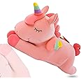 FUN4YOU Magical Flying Unicorn Plush Soft Toy | Interactive Enchanting Toy for Kids | Valentine Day Gift for Him & Her | Soft Animal Toys | Plush Toys for Girls | Stuffed Toys for Kids- Pink-40cm