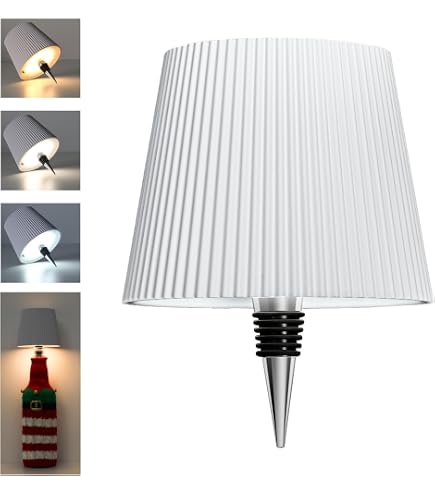 Lampada Da Esterno Da Terra Beaeet Lampada Da Tavolo A Bottiglia Senza Fili Ricaricabile Via USB Lampada Da Terra Ricaricabile - 8