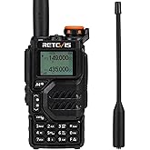 Retevis RA79 Walkie Talkie Profesional, Radio de Doble Banda con Sincronización de Canales, Recepción de Banda de Aire, Ham R