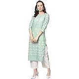 vaamsi Crepe Printed Kurti(VPK1762_Green_Free Size)