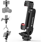 SYNCWIRE Adaptador de Trípode para Smartphone, Soporte Movil Tripode con 2 Zapatas Frías, Base Combinada con Tornillo de 1/4"