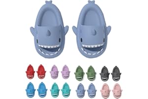 YImoomus Sharklas Originales NiñO, Sharky Chanclas Suela Gruesa Antideslizante, Sharklas Niña Tiburón Verano Zapatillas