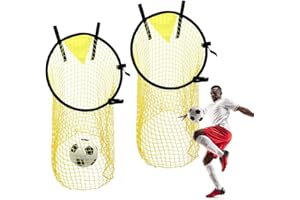 BNGXR Red de Objetivo de Fútbol, Portería de Fútbol, Bolsa Portería Red Objetivo, Plegable con Correas Ajustables para Ejercicios de Entrenamiento de Tiro