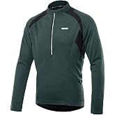 Arsuxeo Men s Half Zip Long Sleeve MTB Cycling Jersey 6031