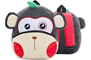 DICACA NATURE Mochila Guarderia niño-niña Mochila infantil 3-5 años con diseño divertido animales, excursiones o actividades extraescolares correas ajustables mayor comodidad.