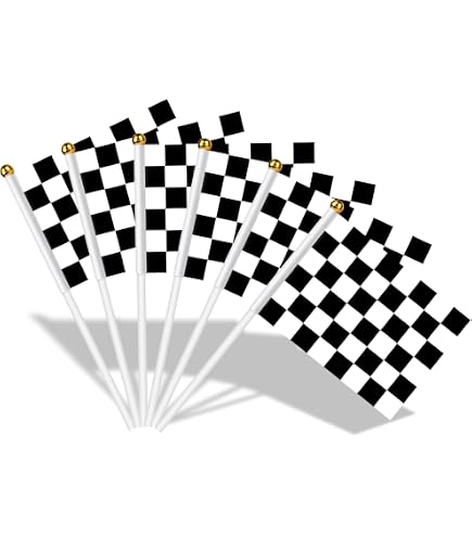 Bordure De Drapeau De Course à Carreaux Noir Et Blanc PNG , Noir Et