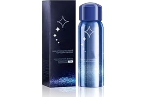 UIEAMSIO Spray glitterato, 60 ml, spray per capelli e corpo, glitter per capelli, asciugatura rapida, per Halloween, cosplay, carnevale, festival e carnevale