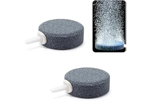 LYQNIHOB Diffusore di Ossigeno per Acquario, Diffusore Acquario Pietra Porosa, Air Stone per Acquario, Pietre ad Aria per Acquari, Strumento di Rilascio Delle Bolle, Acquario Air Bubble Pietra, 2 PCS