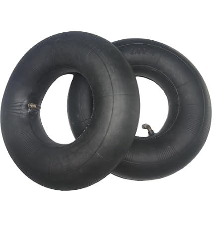 4x Schlauch Für Schubkarrenrad 3.00-4 / 260x85mm – TR87 Winkelventil, 30 PSI, 200 Kg Traglast