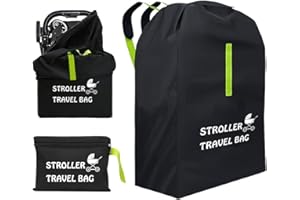 MVPACKEEY Stroller TravelBag Large Pushchair Cover Pram Transport Portable Waterproof Gate Check Bag for Airplane Baby Travel Essentials Gifts