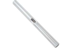 WestonBoxes Storage Tube for Posters, Prints, Drawings & Artwork, Clear Plastic with a 50/50 Screw Split (1, A0, Diameter-65mm / Length-880mm)