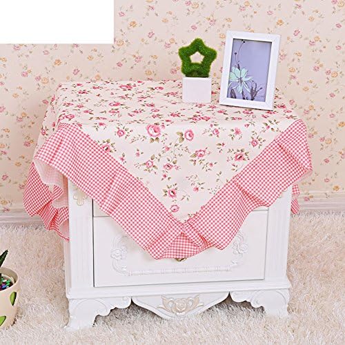 ZB STORE Cloth cloth towel,Garden bedside table fridge air conditioner washing machine dust cover,Small tablecloth multi-use towel-B 24*24in