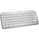 Logitech MX Keys Mini for Mac - Tastiera wireless minimalista, compatta, Bluetooth, tasti retroilluminati, USB-C, compatibile