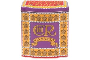 Elite Gift Boxes Emma Bridgewater Coronation King Charles Bow Fronted Tea Caddy 141 x 104 x 152mm