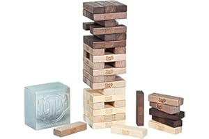 Hasbro Gaming Jenga: seria rustykalna, gra w pudełku, ekskluzywna Amazon od wieków 6+