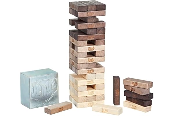 Hasbro - Jeu Jenga : Série Rustique Exclusivité sur Amazon
