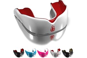 BY DR KNOX Protege dents Boxe Dr. Knox pour adultes et enfant, modèle premium Bouillir et Mordre pour tous les sports de contact, y compris Protege dent Rugby, les MMA, et les arts martiaux karaté.