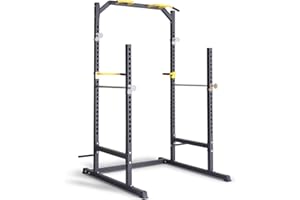 Ultrasport Multifunzione Power Rack, Basic Power Rack, Fitness Rack, per Un Allenamento Efficace di Tutto Il Corpo, Palestra Domestica, Solida Struttura in Acciaio, per Principianti e Professionisti