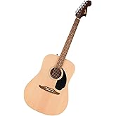 Fender California Debut Redondo Serisi Akustik Gitar, Başlangı&ccedil; Gitar, 2 Yıl Garanti, Doğal