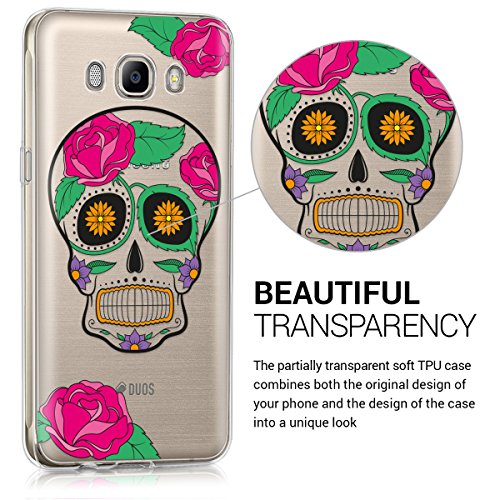 kwmobile Funda para Samsung Galaxy J5 2016 DUOS - Case para m vil en TPU silicona - Cover trasero Dise o Calavera mexicana en multicolor transparente reviews kwmobile Funda para Samsung Galaxy J5 2016 DUOS - Case para m vil en TPU silicona - Cover trasero Dise o Calavera mexicana en multicolor transparente