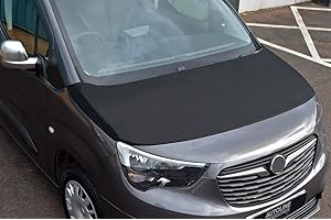 AUTOLINE ACCESSORIES Black Bonnet Bra Protector To Fit Combo E (2019-)