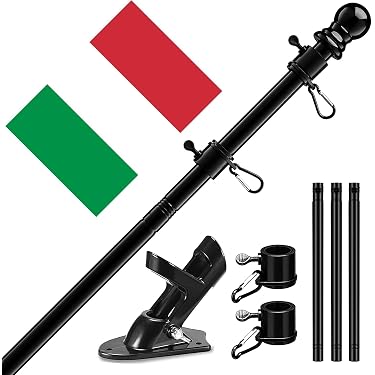 20 Fermabandiera Da Giardino, Clip Per Bandiera Da Giardino Per Supporti Per Bandiera Da Esterno~p148981640