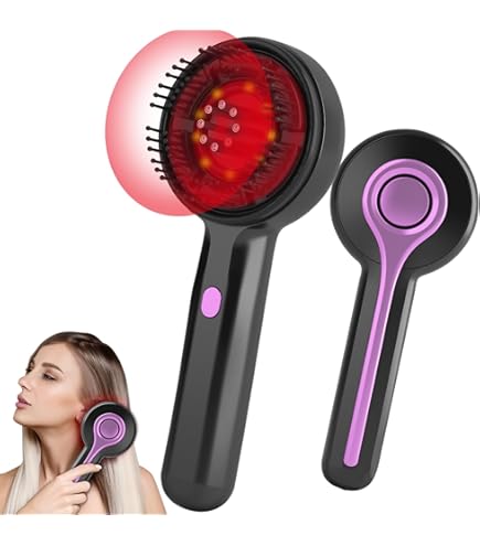 massagegerät rücken vibration TheraBrush LED Hair Growth Comb with Oil Diffuser Scalp Brush main image 0