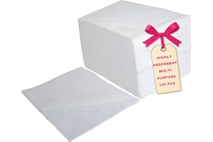 LALILL Serviettes Jetables 100 Pièces – 70x40 cm Gants de Toilette Jetables, Lingettes, Essuie-Mains, Serviettes de Bain – Pour Salon de Beauté, Pédicure, Cuisine, Sauna, Massage, Bureau, Voyage