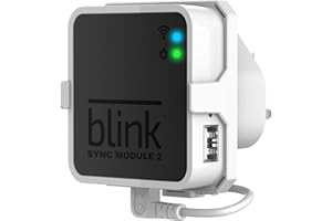 EASTKING Outlet Wall Mount for Blink Sync Module 2- Blink Accessories for Blink All-new&Blink XT2&Blink XT Outdoor and Indoor Home Security Camera Mount with Short Cable (White)