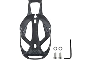 ROADNADO Carbon Fiber Bike Water Bottle Cage MTB Ultralight Adjustable Water Bottle Holder for Cycling Durable Bicycle Bottle Cage for Mountain Bike Road Bike (Matte-1pc)