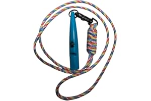 THE DOG LADY (TDL) TDL Sifflet de dressage pour chien avec cordon – Sifflet pour chien avec son fort, solide et son de grande portée – Sifflet de rappel idéal pour chiens à haute fréquence pour la plupart des races