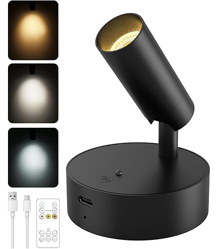 EZVALO LED Wandlamp Voor Binnen Met 5500 mAh Batterij,Draadloze