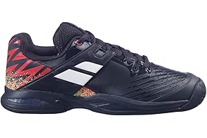 Babolat Enfants Propulse AC Chaussures De Tennis Chaussures Toutes Surfaces Noir - Multicouleur 32