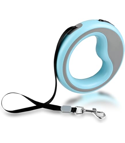 Guinzaglio Retrattile Per Cani Piccoli - 3 Metri Allungabile, Impugnatura Antiscivolo, Per Animali Fino A 15kg