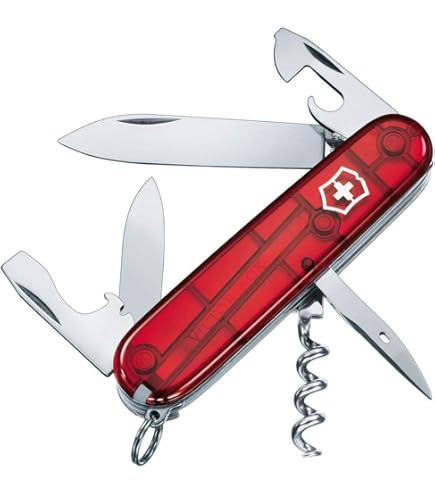 Victorinox Coltello da Tasca Ranger con Richiesta Incisione Auf der Lama I Regalo per Uomini Donne I per Compleanno I Svizzero Personalizzato con 21 Funzioni 1.3763