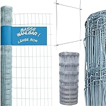 Maschendrahtzaun 150cm Höhe 250m Wildzaun Forstzaun 120/16/15+ Z-Profil Zaunpfosten Bindedraht Grün
