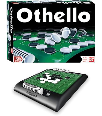 Juego De Mesa Othello Reversi – Tablero De Ajedrez Blanco Y Negro, Para 2 Jugadores, Ideal Para Viajes Y Noches En Familia