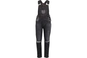 A2Z 4 Kids Salopette En Jean Filles Jeans Déchirés Au Genou Salopette Tout-En-Un Combinaison Playsuits Âge 5-13 Ans