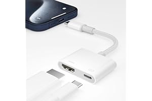 AGEEMY USB C zu HDMI Adapter für iPhone 15, Typ C zu 4K HDMI Adapter mit 100W PD, USB C auf HDMI Adapter Thunderbolt 3 kompatibel mit iPhone 15Pro,MacBook,iPad Pro/Air,Pixelbook, Galaxy S30, XPS,Surface Pro