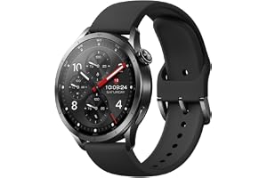 XIAOMI Watch S5 46mm, Smartwatch for Men and Women, 1.48" AMOLED, Fitness Tracker with Heart Rate/Sleep Monitoring, 21 days battery life, 150+ sports modes, dual-band GPS, NFC, Android&iOS, Black