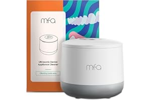 mfa® | Pulitore a ultrasuoni per protesi dentarie, apparecchi ortodontici, bite, retainer, aligner, dentiere, dispositivi occlusali, gioielli | Ultrasonic Dental Cleaner