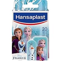 Hansaplast Kids FROZEN 2 Kinderpflaster (20 Strips), Wundpflaster mit Disney-Motiven zum Aufmuntern, schmerzlos zu…