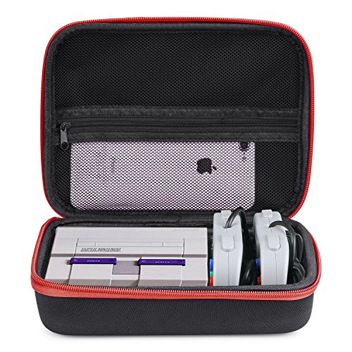 Preisvergleich Produktbild Super NES klassischer Minikasten – Basstop Hard Travel Tragetasche Aufbewahrungstasche für SNES Classic Mini Konsole (2017 Release), zwei Controller und HDMI Kabel
