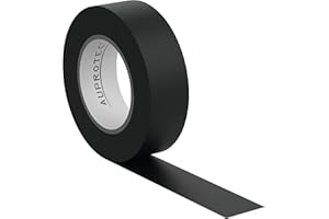 AUPROTEC 1 rotolo VDE Nastro Isolante Elettrico PVC Nastro Adesivo 15mm x 10m DIN EN 60454-3-1 colore: nero