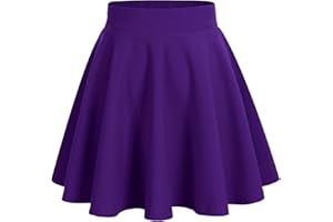 DRESSTELLS Women's Mini Pleated Tennis Skirt Versatile Aline High Waisted Basic School Girl Casual Skater Skirt