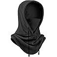 Tinkber 1 Pcs Winter Thermal Fleece Balaclava, Face Mask Neck Warmer Snood, Windproof Skimask, Outdoor Cycling Hood Mask, Thermal Motorcycle Mask, for Running Skiing Cycling Motorbikes