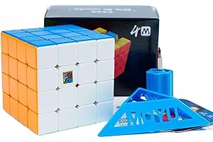 Aigidusansu Moyu Meilong 4 M 4x4x4 Magnetic magic cube, professional 4 * 4 * 4 Smooth Stickerless Speed cube, Durable 4D Puzzle Toys