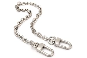 XIAZW Mini Cooper Geldbörse Kette Schulter Umhängeriemen Tasche Zubehör Charm Dekoration (Silber, 33 cm)